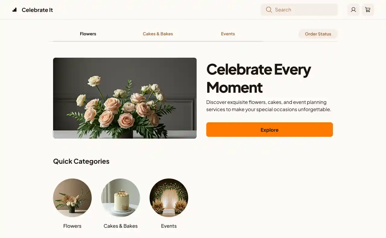 Business and ecommerce dashboard interface preview